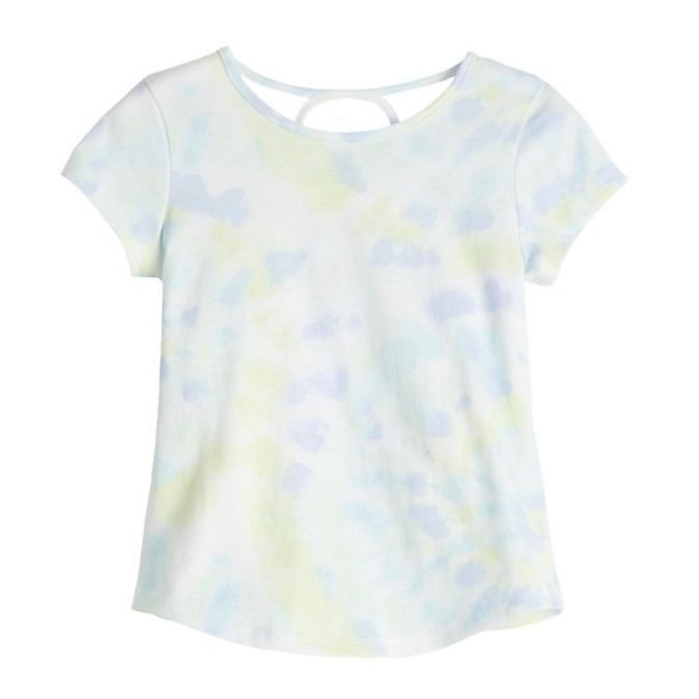 NWT Toddler Girl Jumping Beans Cutout Back Printed Tee